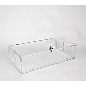 Vitrine à clés plexiglas 60 x 30 cm ht 15 cm - Dimensions: 60/30 hauteur 15 cm - Poids : 8 kg