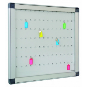 Vitrine clé - Vitrine pour 98 clés - Dimensions : 71 x 74 cm