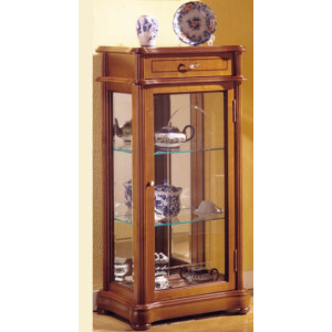 Vitrine d'exposition en bois largeur 47 cm - Dimensions (H x L x P) : 100 x 47 x 31cm