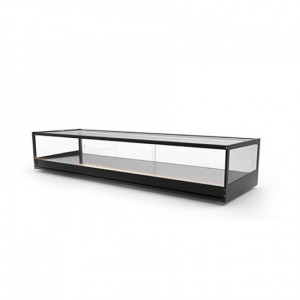 Vitrine neutre combinable - De 4 à 26 bacs - Dimensions : 385 x 225 ou 385 x 460 mm - Hauteur  : de 825 à 1175 mm