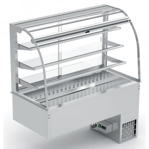 Vitrine encastrable avec cuve froide - A encastrer -  0°/ 5°C - Froid ventilé