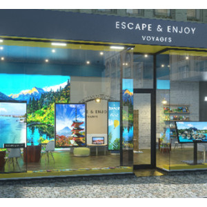 Vitrine lumineuse intérieur et extérieur - Porte-affiches LED