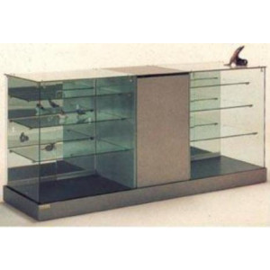 Vitrine meuble pour commerce - Dimensions 202 x 62,5 x 95H cm