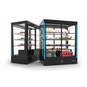 https://www.techni-contact.site/ressources/images/produits/merchandising/vitrine-refrigere-libre-service-55632652-1.jpg - Température : +2/+6ºC - Dimensions : 1015 x 620 x 1240 mm - 3 étagère réglables