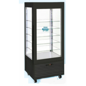 Vitrine réfrigérée 4 faces - Capacité : 480 L  - Température homogène +2° à +10°C