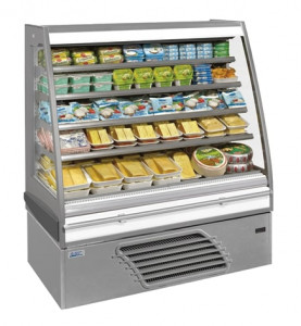 Vitrine réfrigérée produits laitiers - Capacité : de 190 à 339 L - Température : -1°/ +7° C - Sans porte