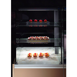 Vitrine viennoiserie - Tourelle neutre - 3 ou 6 Grilles