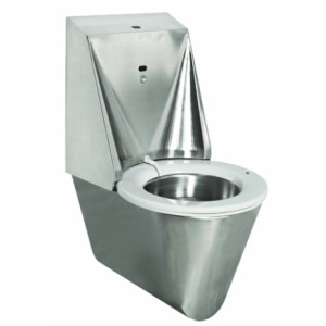 WC automatique hygiénique suspendu inox - Toilettes autonettoyantes au fonctionnement simple, fiable et robuste.