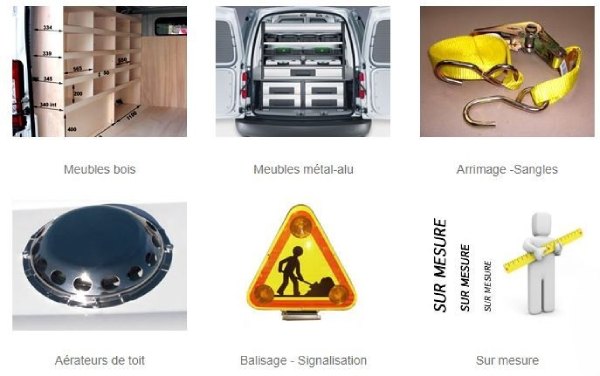 Gamme de produits complémentaires en option