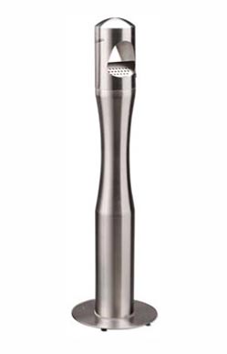 Acier inox AISI 201 <br> Finition : Noir brossé