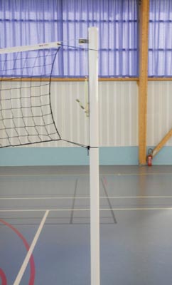 Poteaux de volley-ball - côtés