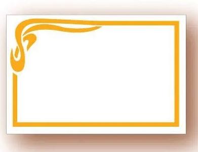 Jaune sur PVC Blanc