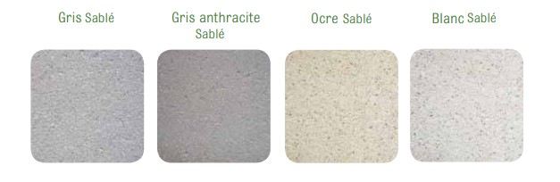 Nuancier (Gris anthracite sablé sur demande)