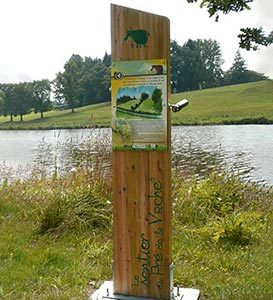 Totem en bois 	