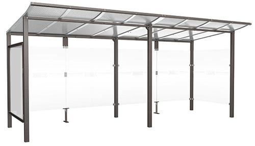 Avec une vitrine 