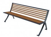 Banc public stratifié