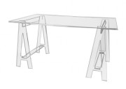 Bureau en plexi