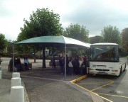 Abri bus en toile