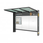 Abri bus porte à faux