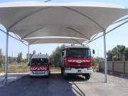 Abri camion pompier