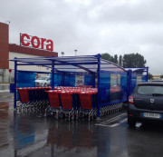 Abri chariots modulaire