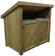 Abri conteneur en bois