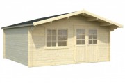 Abri de jardin en bois naturel