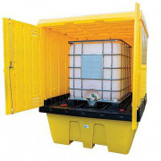 Abri de rétention en polyéthylène 1 IBC - Capacité 1260L