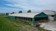 Abri de stockage agricole en Pvc - Largeur : 20,50 m - Hauteur : 7,90 m