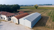 Abri de stockage industriel - Largeur 6 à 12 m - Hauteur de 5,1 m à 9 m