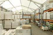 Abri de stockage temporaire à Longueur modulable