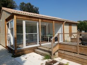 Abri de terrasse de chalet/cottage