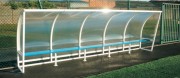 Bancs de touche football fond translucide