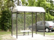 Abri fumeurs Largeur 1600 mm