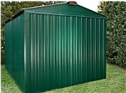 Abri jardin métallique peint 4m