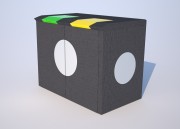 Abri poubelle en béton
