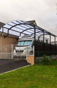 Abri pour camping car en aluminium - sur mesure