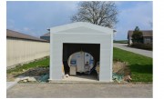 Abri tank à lait