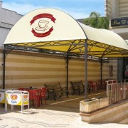 Abri terrasse tunnel