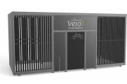 Abri vélo sécurisé en acier et aluminium - Capacité jusqu'à 20 vélos
