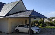 Abri voiture simple en bois