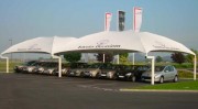Abris pour concession automobiles
