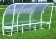 Abris touche en aluminium blanc