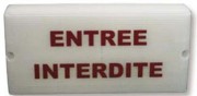 Affiche lumineuse industrielle