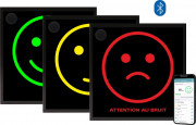 Afficheur de niveau sonore smiley