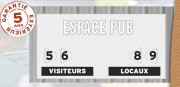 Afficheur score manuel multisports