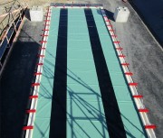 Aire de lavage souple pliable pour engins de chantier 31200 L