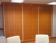 Aménagement en bois pour bureaux 