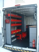 Aménagement et étagères pour fourgon Citroën Jumper