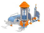 Appareil de fitness extérieur 3 en 1